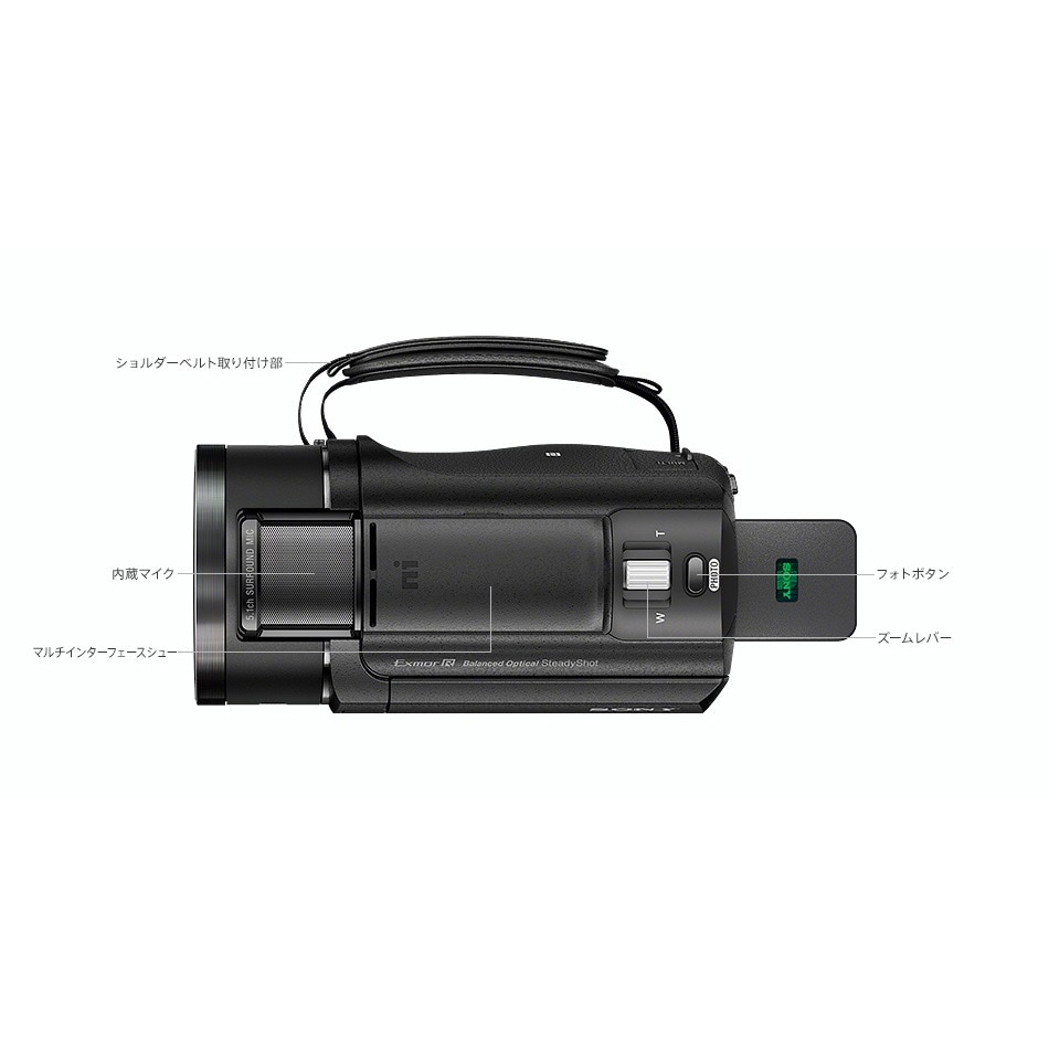 FDR-AX45A/B 4Kビデオカメラレコーダーハンディカム FDR-AX45A 1台