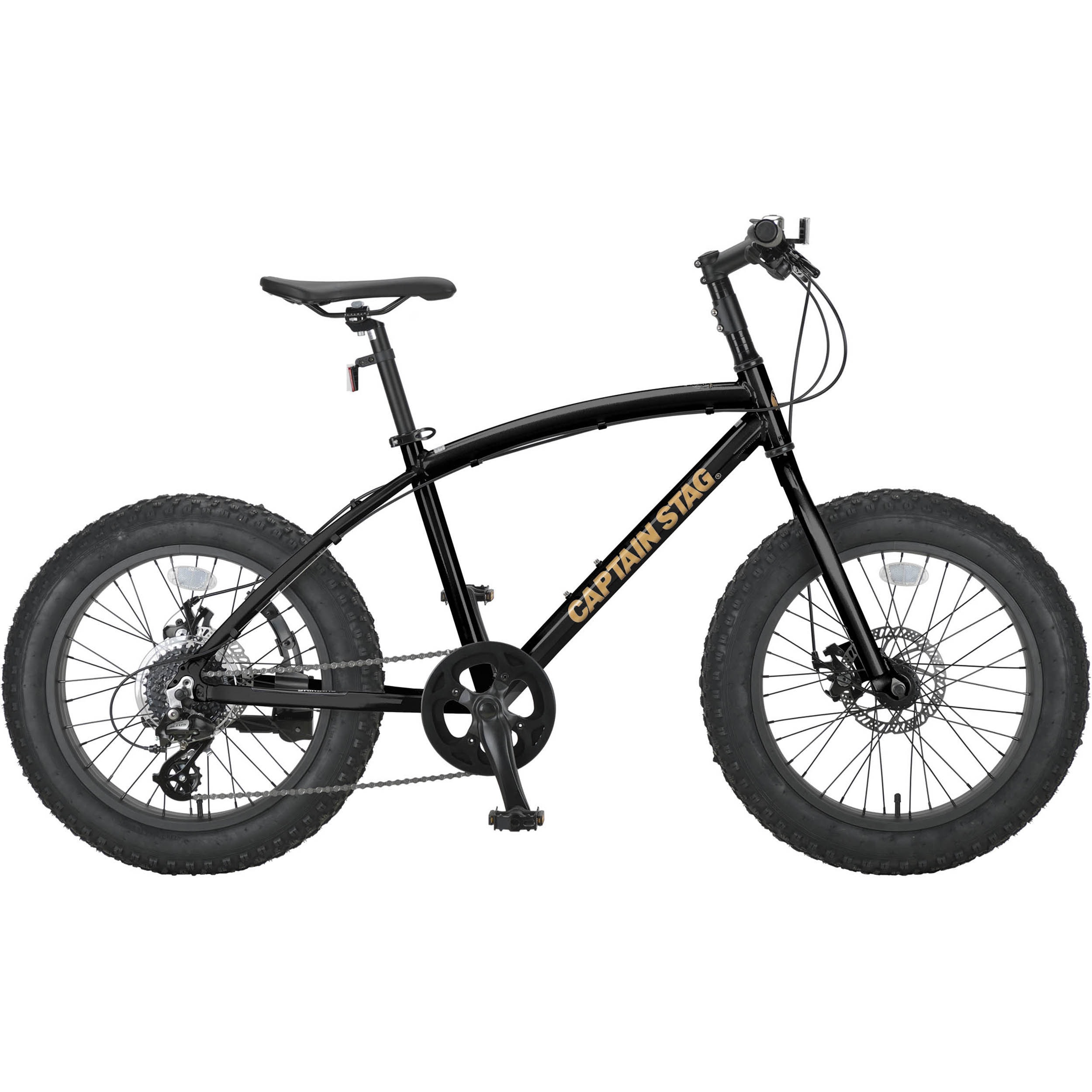 YG-1400 ファットバイク20インチ外装8段 CAPTAIN STAG アルミ タイヤ