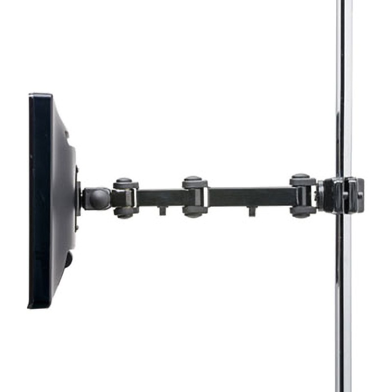 CR-LA358 高耐荷重支柱取付けモニタアーム サンワサプライ ブラック色