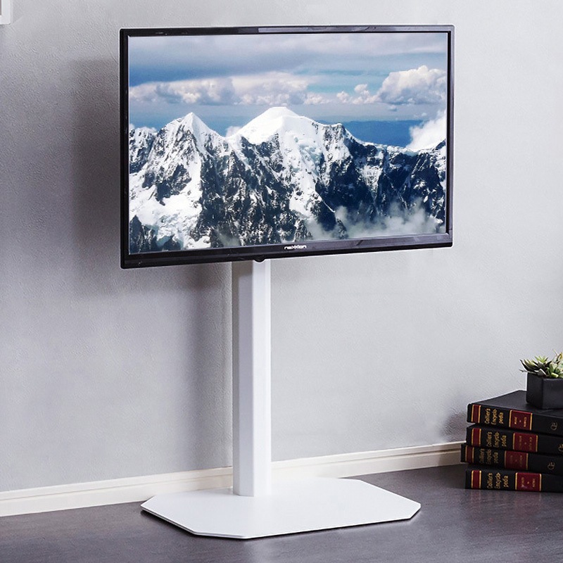 OTG-H-WH 美しいフォルムの八角壁寄せテレビスタンド ハイタイプ