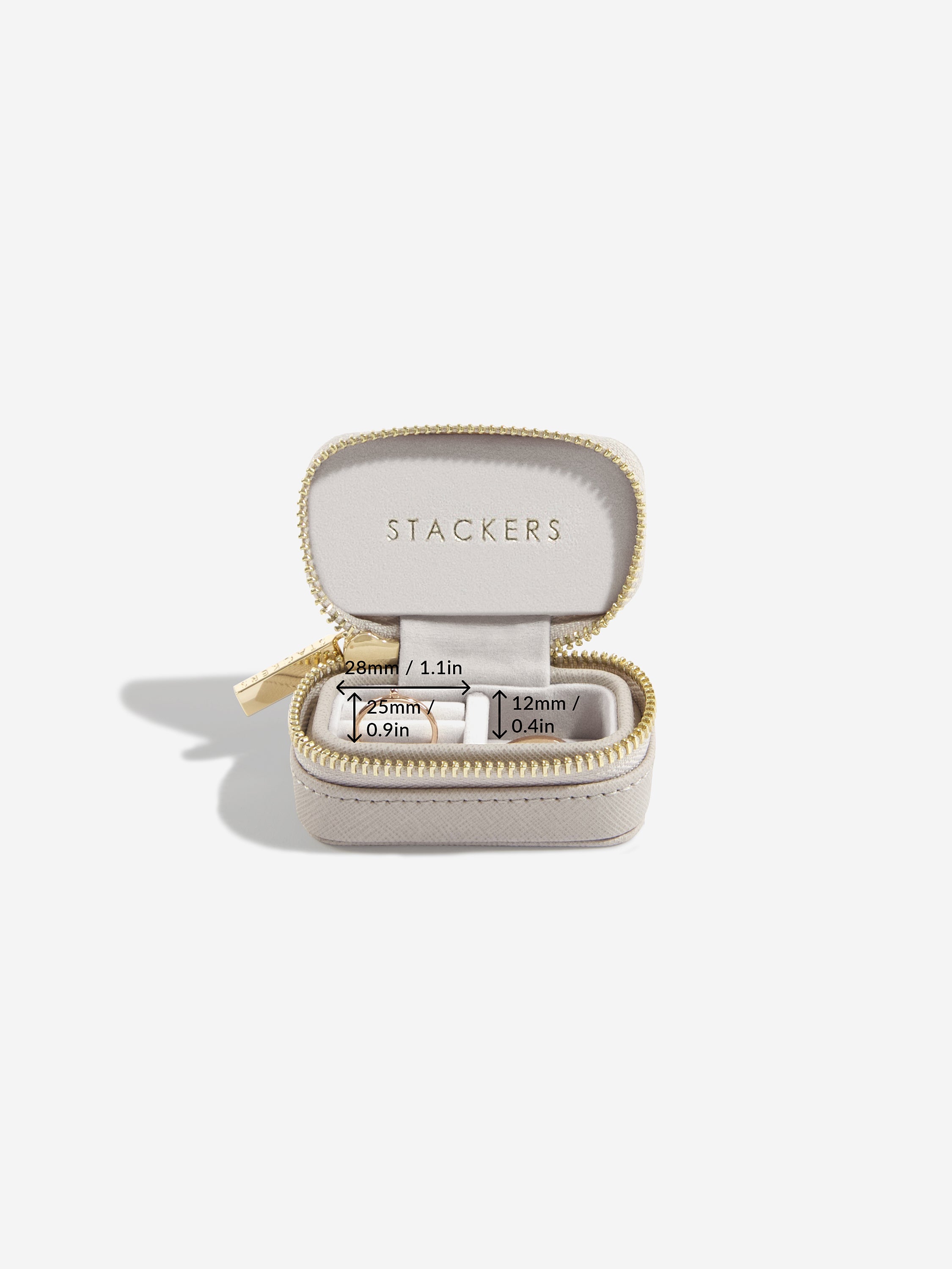 Stackers Taupe Large Travel Jewellery Box – STACKERS LONDON