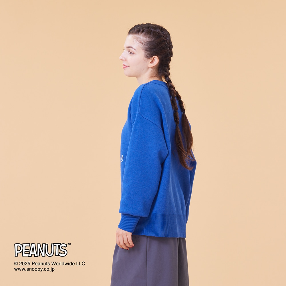 PEANUTS／吸湿発熱】ブレスサーモウール混セーター|B2MCCY60|Go to by