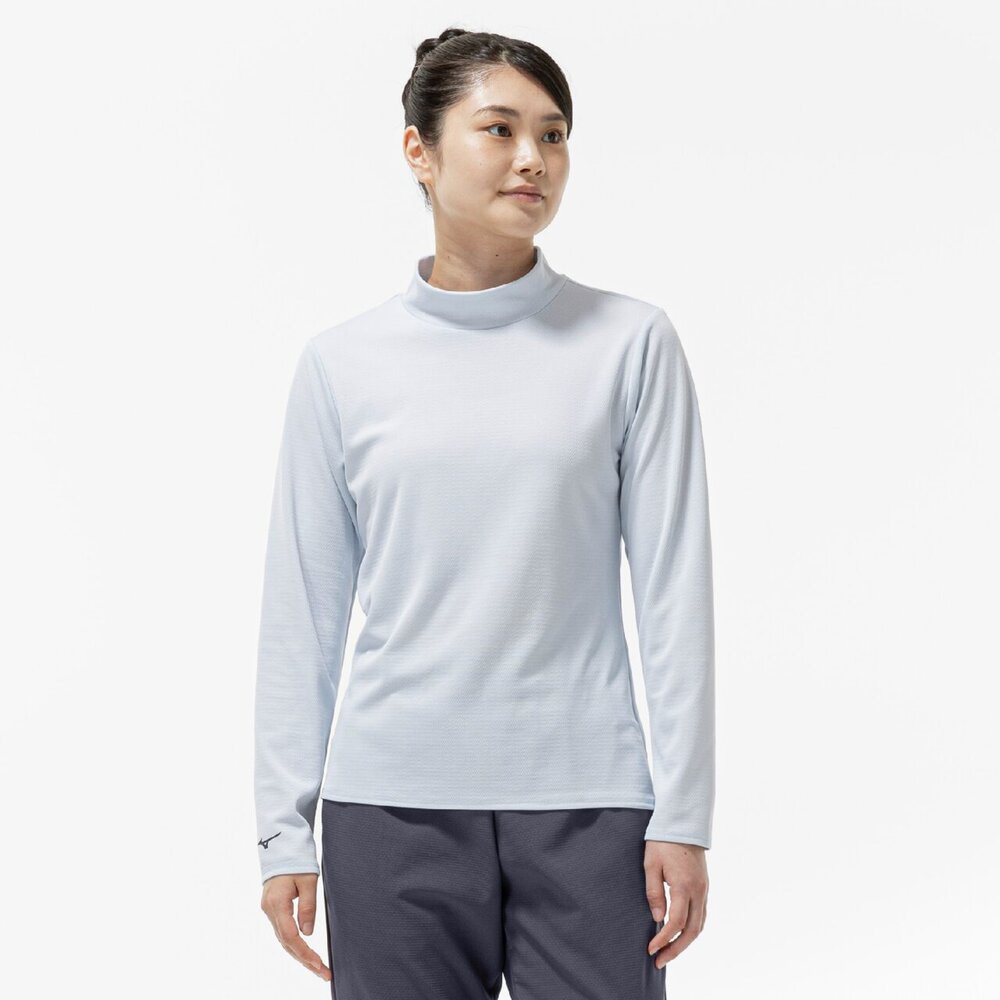 吸湿発熱】ブレスサーモハイネックTシャツ(長袖)|32MAC851|ミズノ