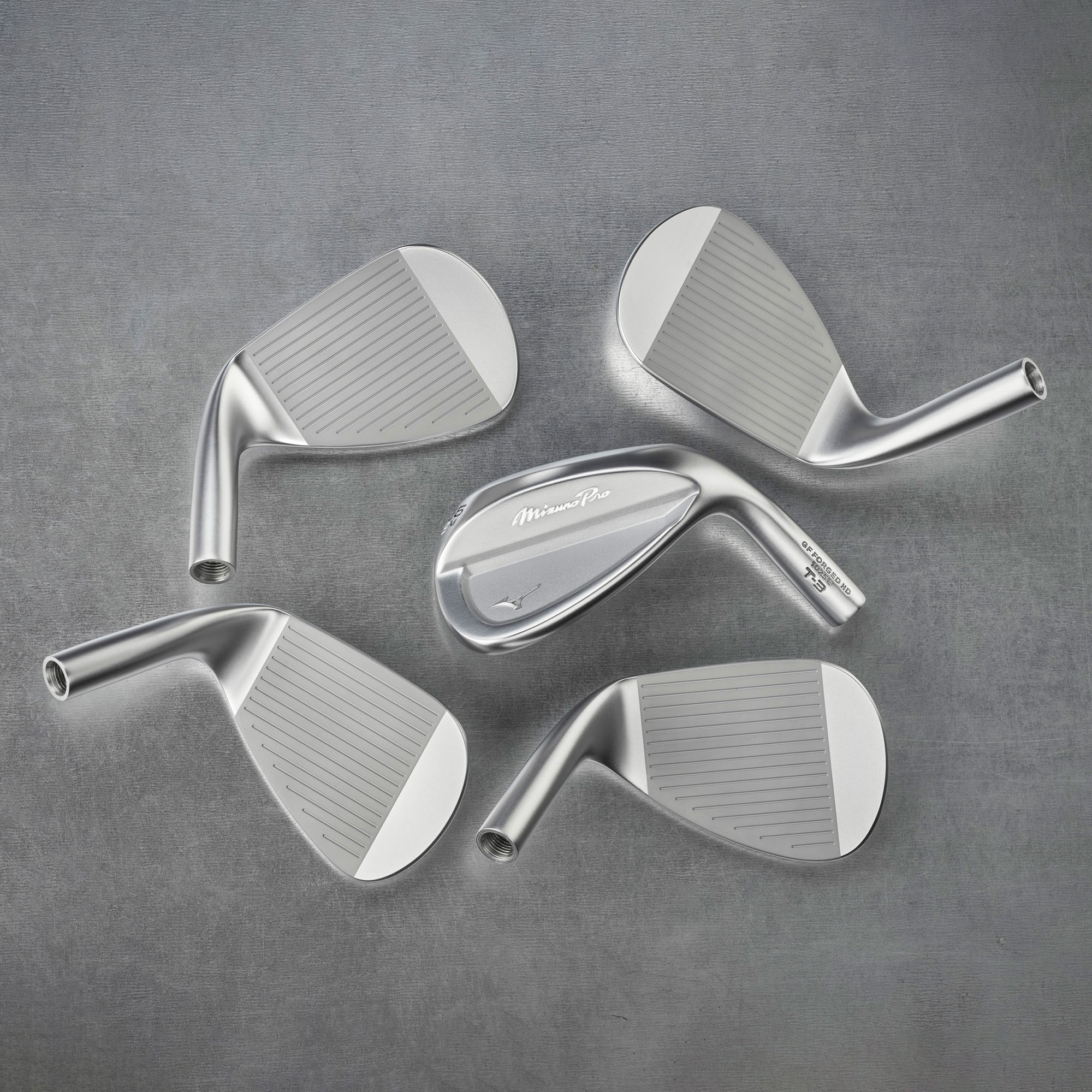 Mizuno Pro T-3 ウエッジ／左用(ホワイトサテンブラッシュ仕上げ)(N.S.