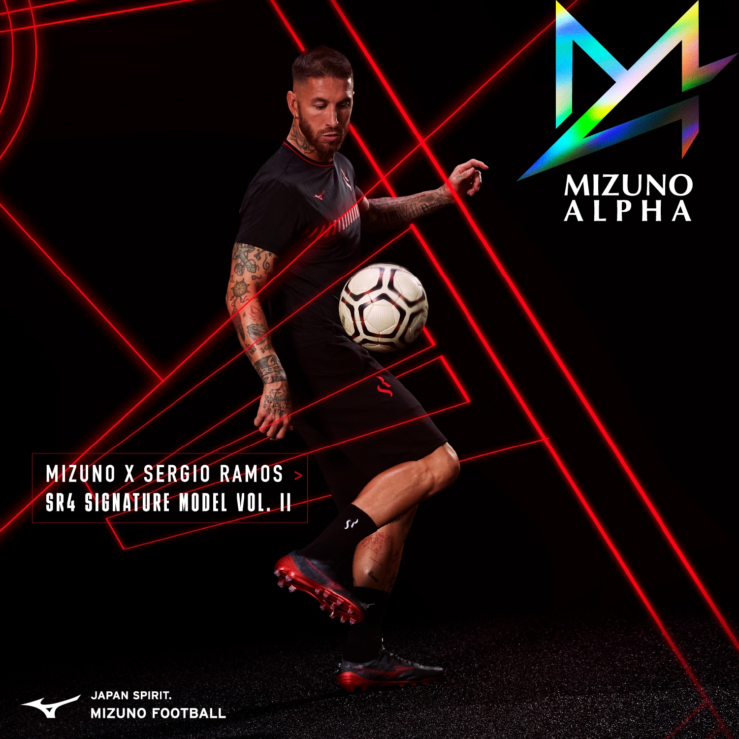 ミズノアルファ SR4 JAPAN(サッカー／フットボール)|P1GA2399|セルヒオ