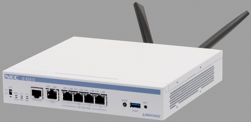 NEC、高性能・多機能ルータ「UNIVERGE IX-Rシリーズ」にLTE内蔵