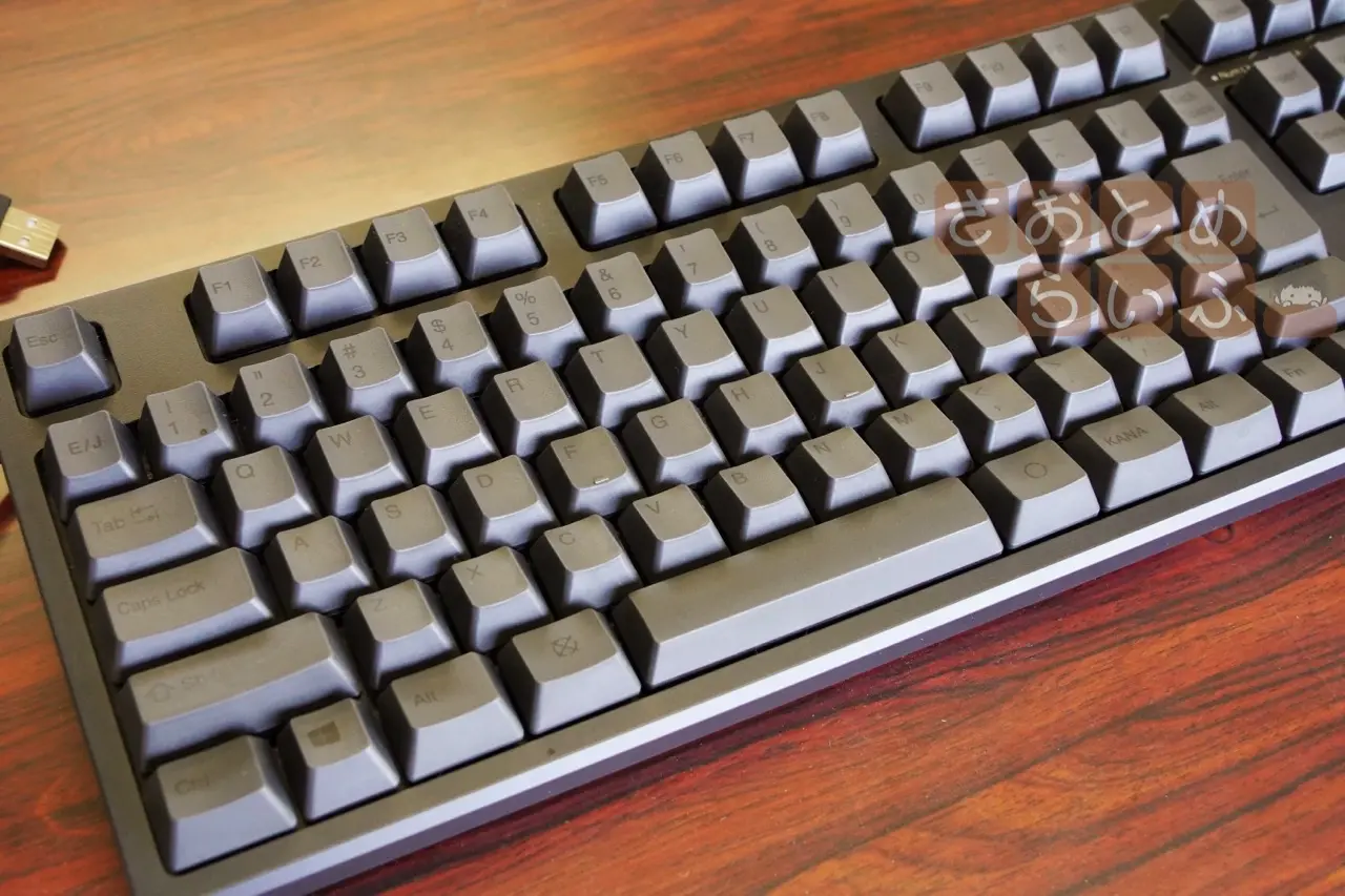 HHKBキートップセット日本語配列／無刻印でREALFORCE R2の一部を無刻印