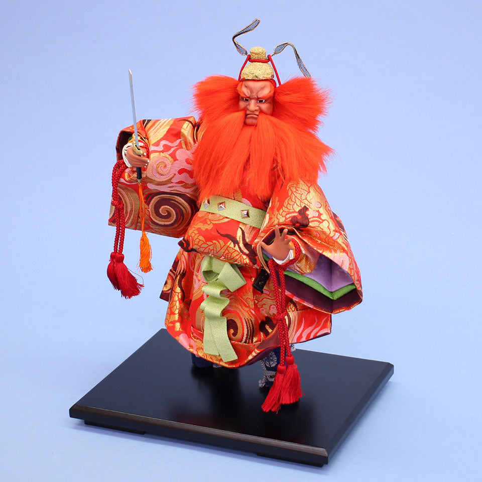 五月人形 三五中立ち 赤鍾馗 出し飾り｜寿鳳人形の東芸