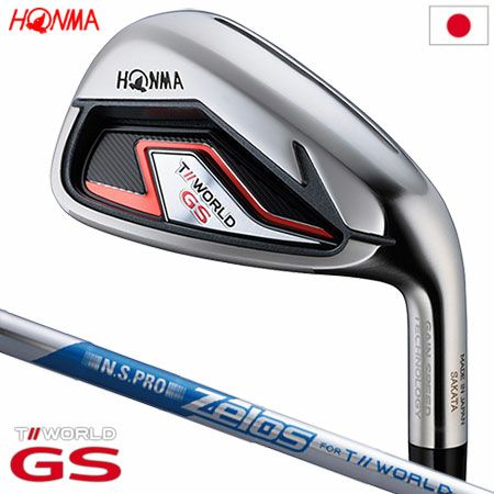 毎日発送】ホンマゴルフ T//WORLD GS IRON アイアン 5本組(6-10) N.S.