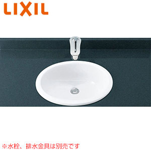 L-2292｜LIXIL｜洗面器単品[オーバーカウンター式][楕円形