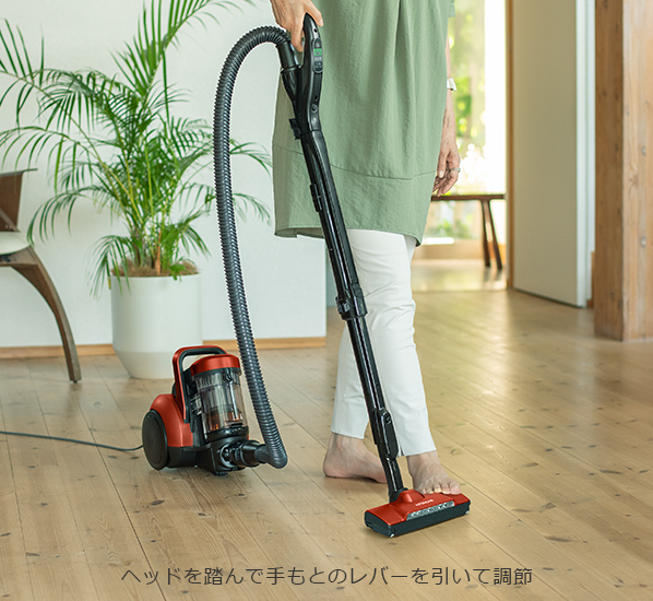 特長：使いやすい ： サイクロン式クリーナー CV-SP900J ： クリーナー