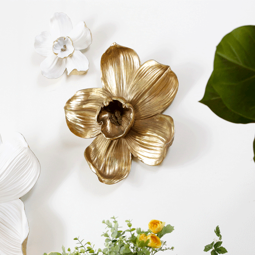 オーキッドゴールド44cm ウォールデコレーション * - 壁インテリアの