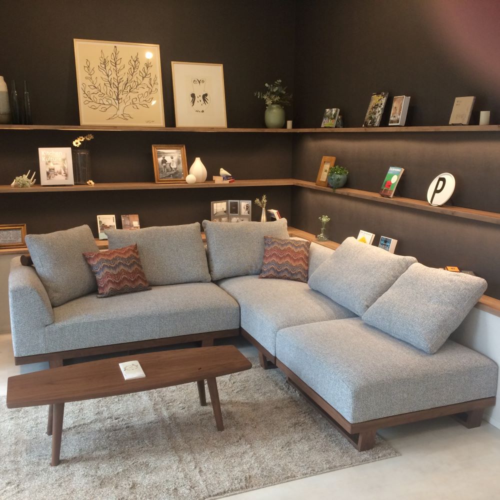 MODE 2人掛け片肘ソファ EL05 R/L:W(ウォールナット) – 柏木工株式会社