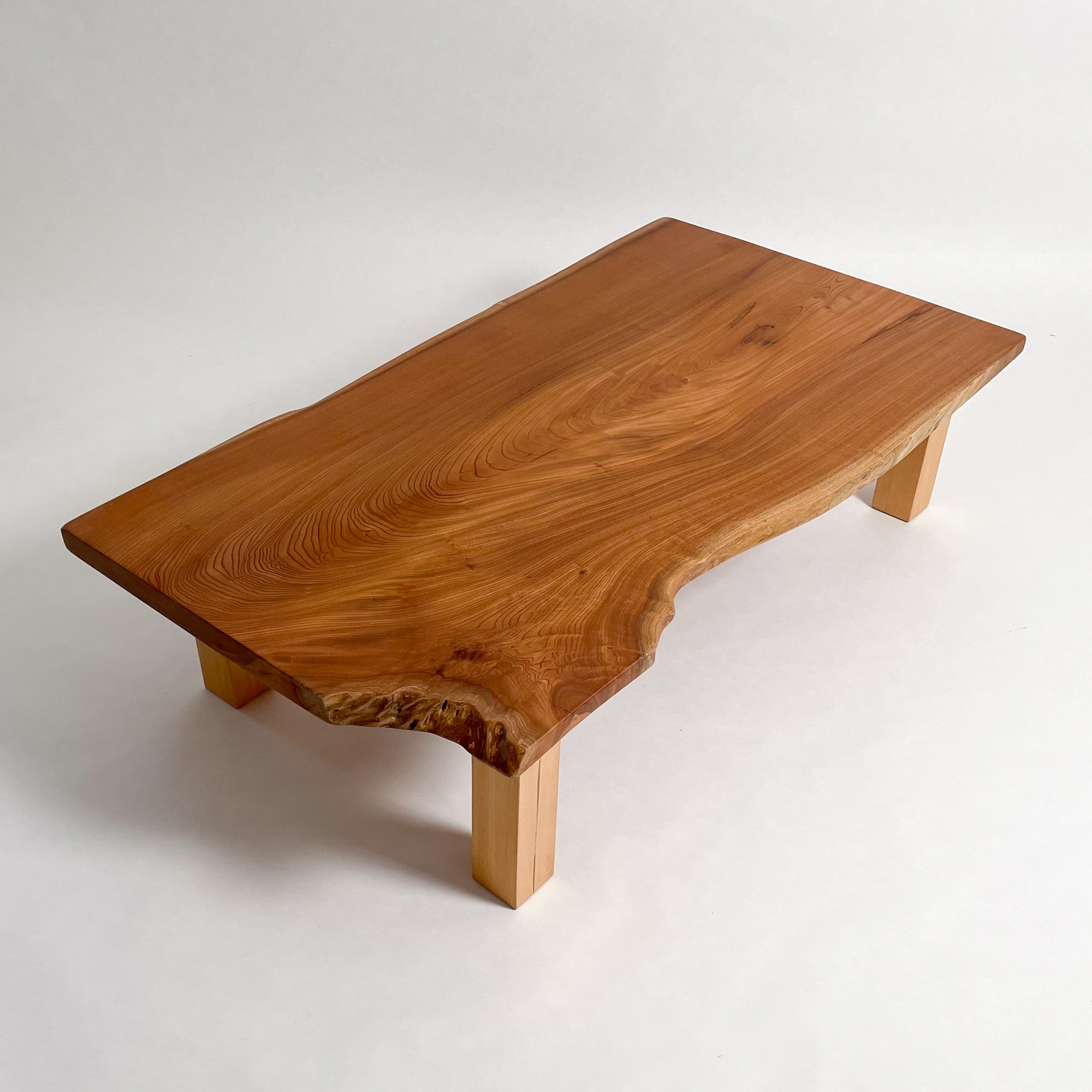 KIDO MEIMOKU 欅一枚板リビングテーブル｜140cm(4人掛け) – 【公式