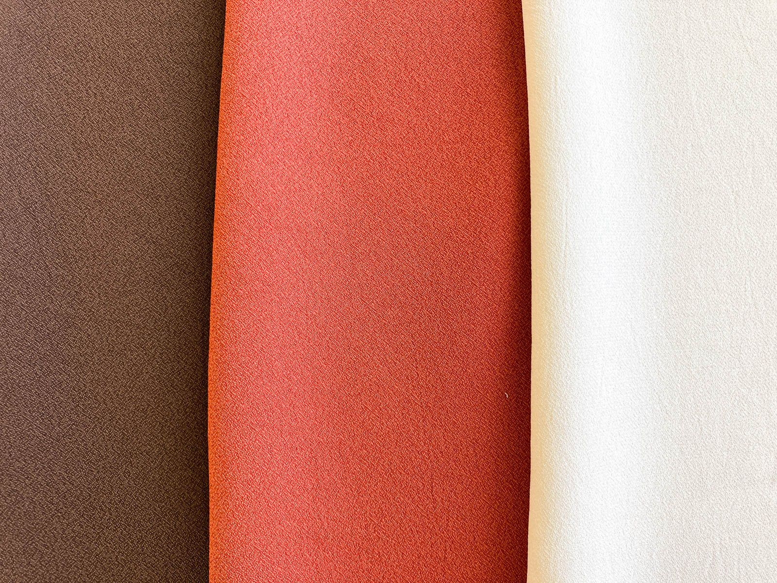 KKF7584SY-W ストレッチバックサテン梨地ビンテージ広巾｜無地染