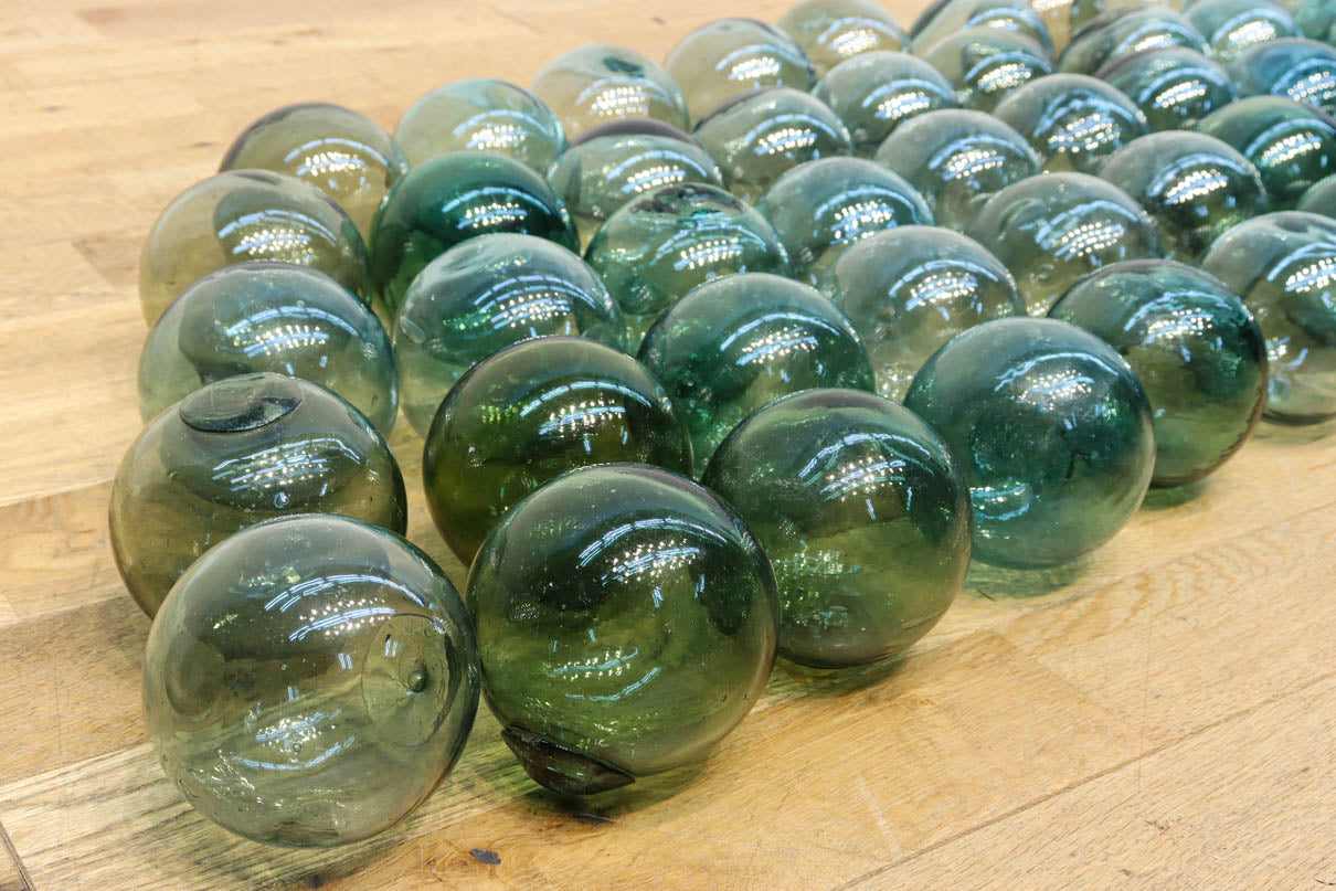 和ガラスの風合い溢れる浮き玉 DC5785 在庫44個 – 古福庵 [ KOFUKUAN