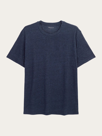 Linen t-shirt - Vintage Indigo