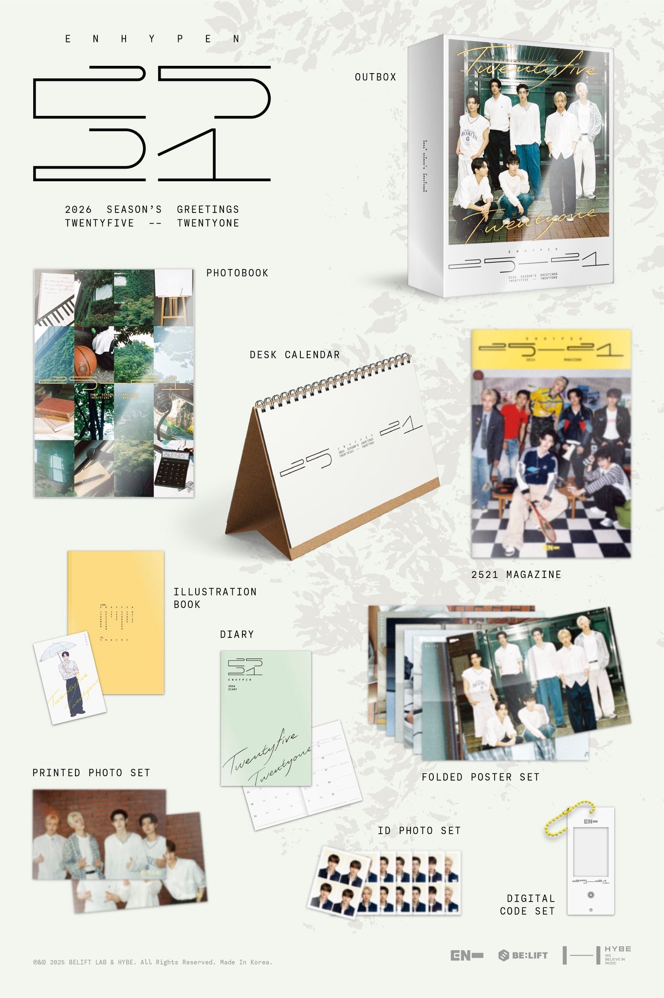 ENHYPEN 25-21 Official 2026 Season's Greetings – K-STAR