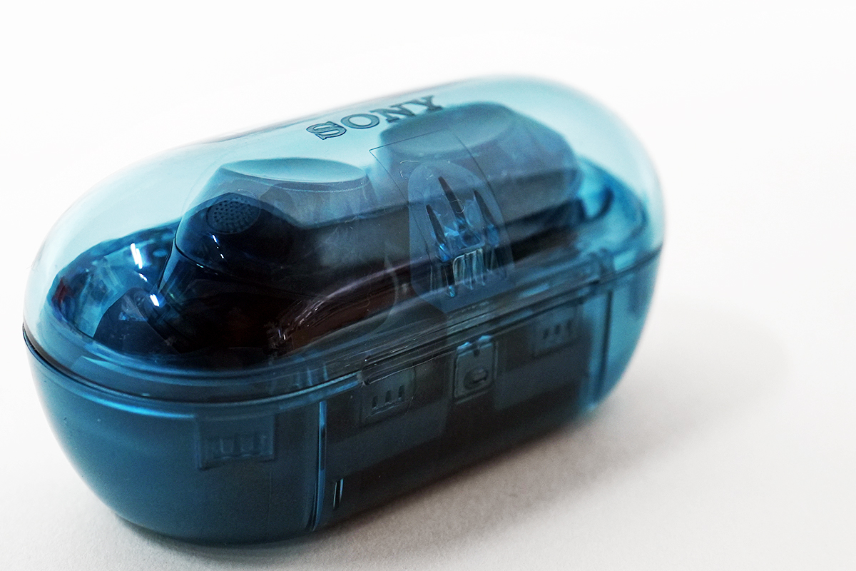 ソニー NC対応完全ワイヤレスイヤホン「WF-C710N」グラスブルーに人気