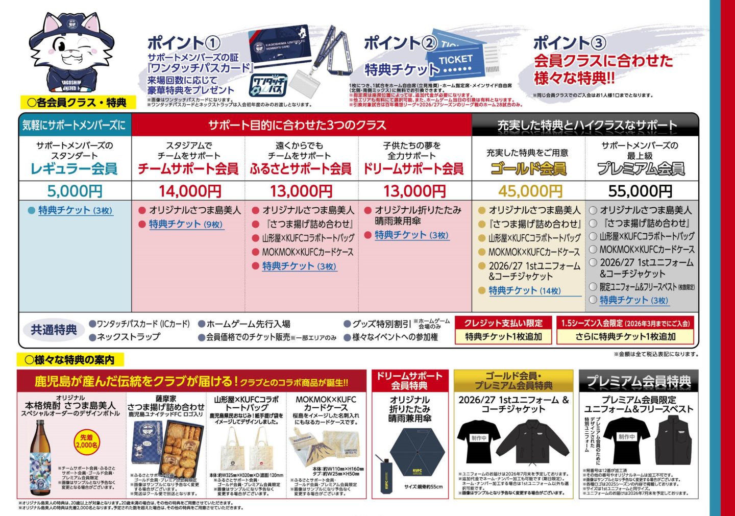 百年構想リーグ+2026/27シーズン】ユナイテッドサポートメンバーズ