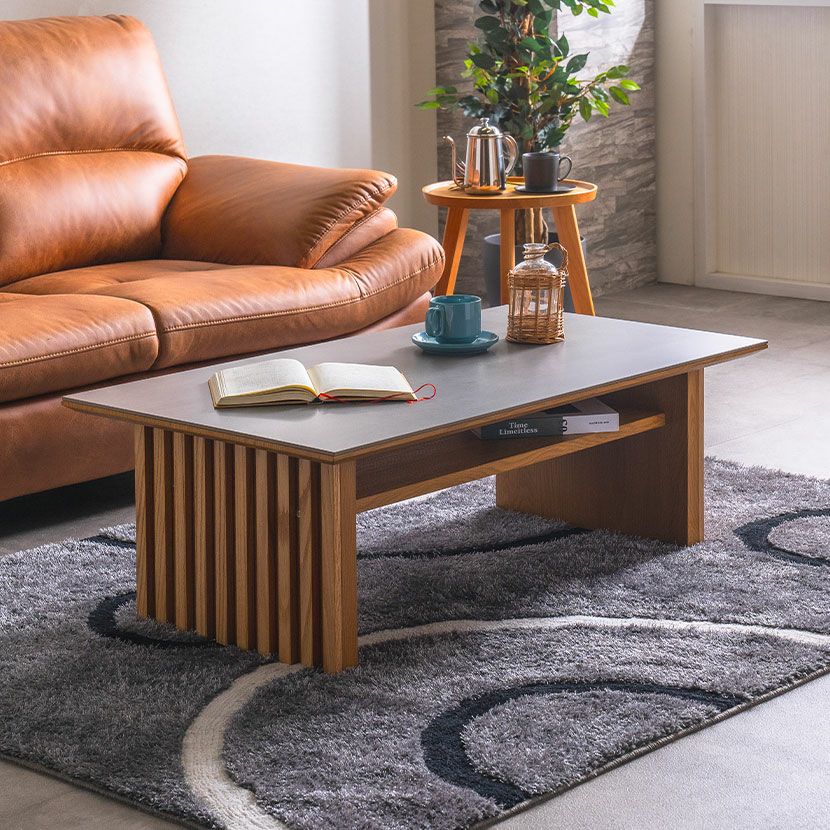 幅75cm 正方形 センターテーブル ラグナー メラミン 天然木 木製