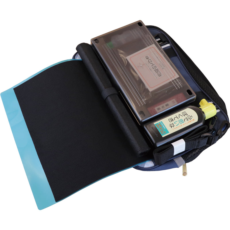 書道セット GA-1300S ネイビー×チェック (GA130-11)