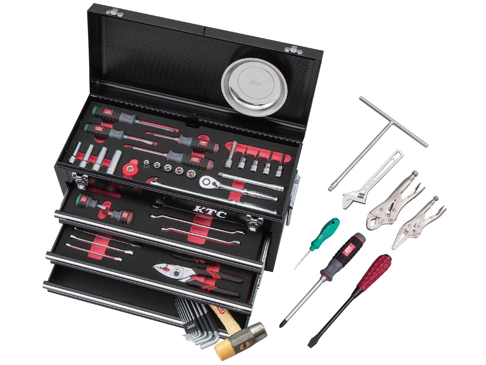 2023SKセール限定品】9.5sq.モーターサイクルツールセット（3段3引出し