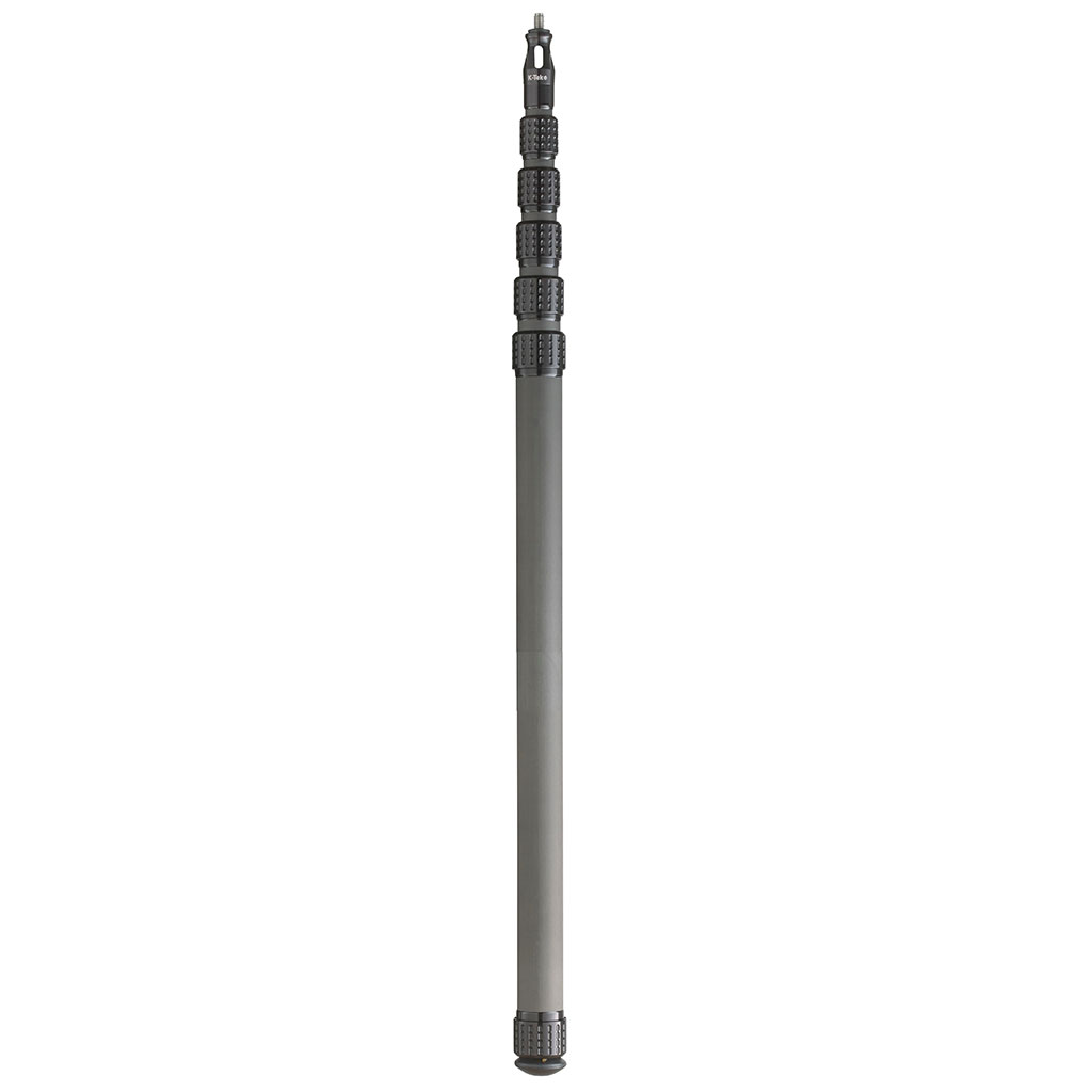 KP9 - Mighty Boom Pole 9' Graphite 6 section uncabled Boompole · K-Tek