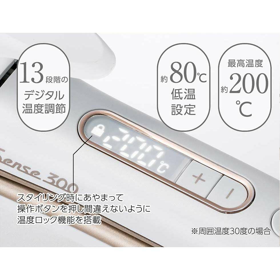 販売終了】サロンセンス300マイナスイオン2WAYアイロン30mmKHR-7520