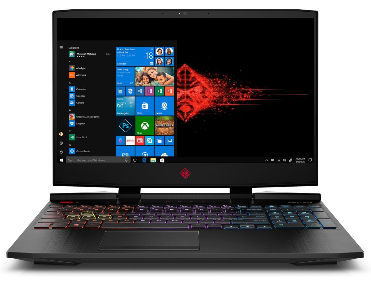 HP OMEN (15-dc) - i7-8750H · NVIDIA GeForce GTX 1070 (8GB GDDR5
