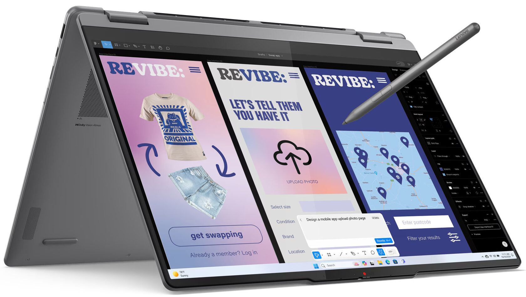 Lenovo Yoga 7 2-in-1 - Ultra 7 258V · 140V · 16.0”, WUXGA (1920 x