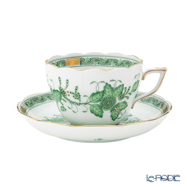 ヘレンド (HEREND) インドの華シリーズ ティーカップ＆ソーサー 6色