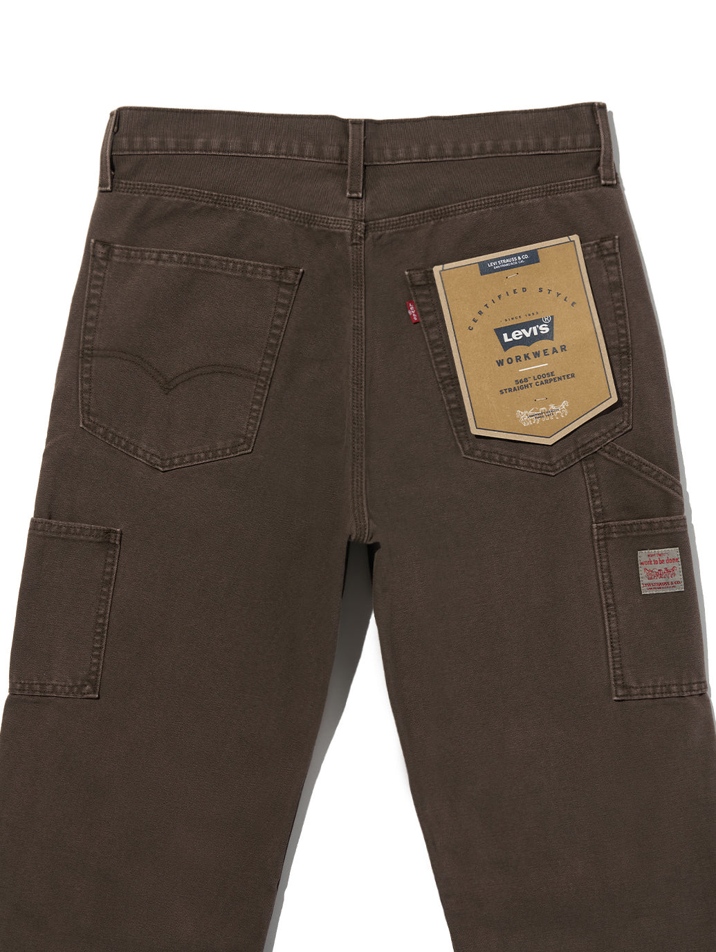 WORKWEAR 568™ ルーズストレートカーペンターパンツ ブラウン