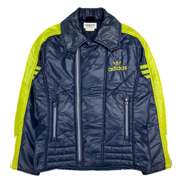 JAPAN) 1980'S ADIDAS by DESCENTE PADDED DOUBLE BREASTED BIKER