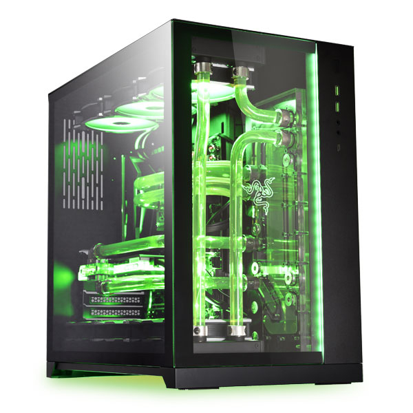 PC-O11 Dynamic Razer Edition - ブラック強化ガラス ATX ミッドタワー