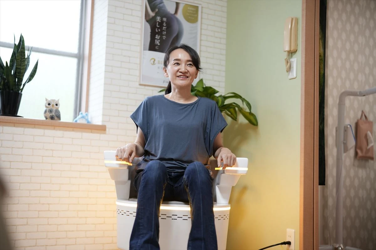 20分座るだけ！骨盤底筋を電磁パルスでトレーニング| 福岡県宗像市の