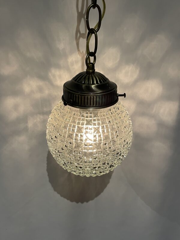 Clear cut glass shade lamp 1灯 / クリアカットガラスシェードランプ