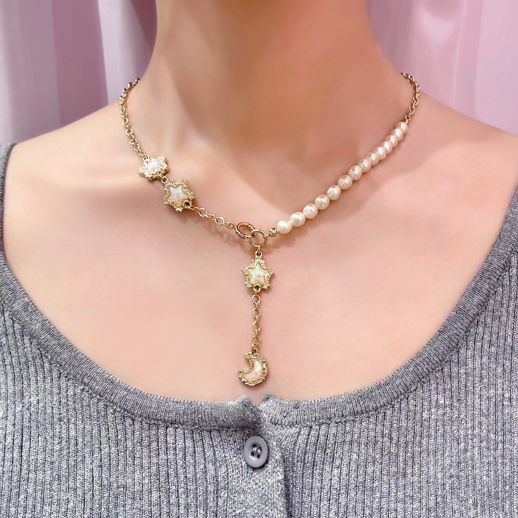 バロックスターネックレス – Liquem