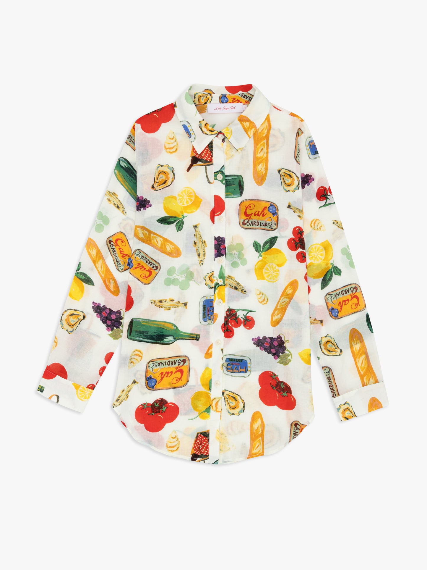 Tessa Button Down - Italian Summer Ivory – Lisa Says Gah