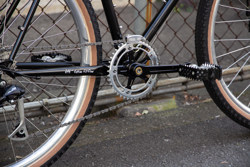 BLUE LUG* RMC track crank set (all silver) - BLUE LUG GLOBAL