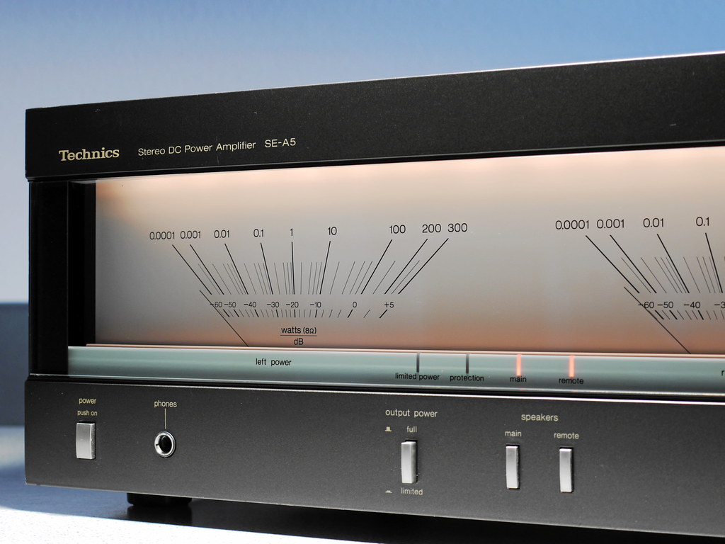 Technics SE A5 Stereo Power Amplifier | 1979 With the stereo… | Flickr