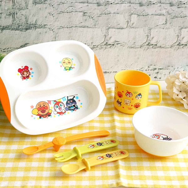 ベビー食器 セット アンパンマン （ ベビー食器セット 食器 ランチ