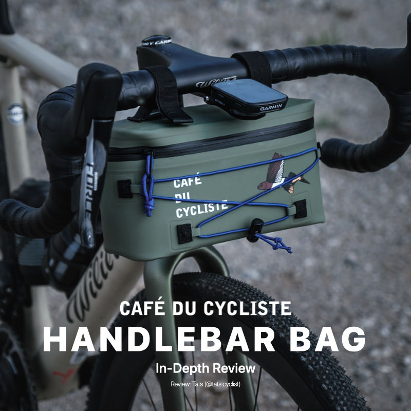 Café du Cyclisteハンドルバーバッグレビュー：タフに使える可愛いやつ