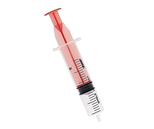 Amazon | トップ プラスチックシリンジ 針無・レッド 1ml 100本入 8