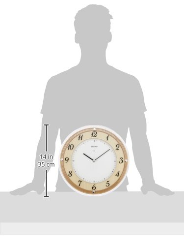 Amazon.co.jp: セイコークロック 掛け時計 ナチュラル 電波 アナログ