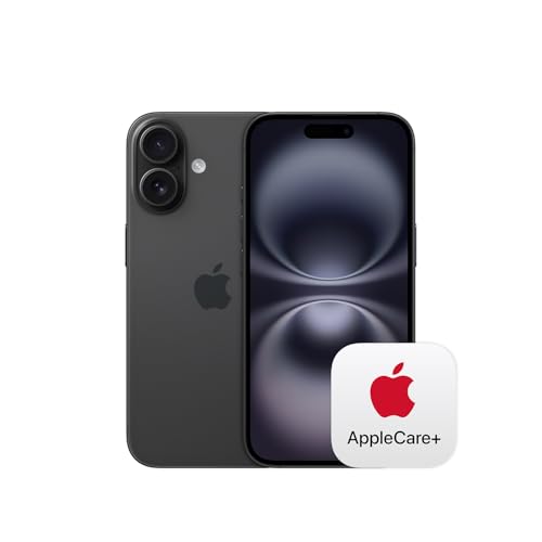 Amazon | Apple iPhone 16 (128 GB) - ブラック + 2年延長 AppleCare+