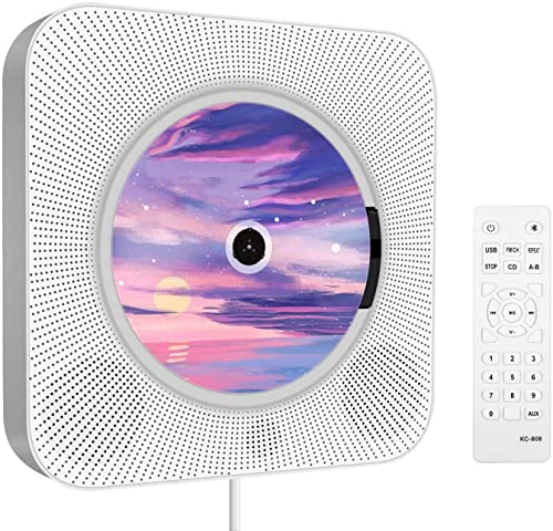 Amazon.co.jp: CDプレーヤー 卓上＆壁掛け式 CDラジオ 多機能