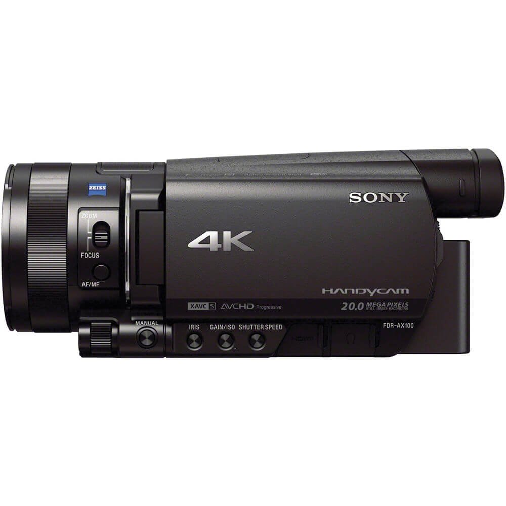 Amazon.com : Sony FDR-AX100/B 4K Video Camera with 3.5-Inch LCD