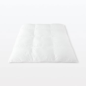 Amazon.co.jp: 無印良品 防ダニ羽毛掛ふとん ダブルサイズ 190×210cm