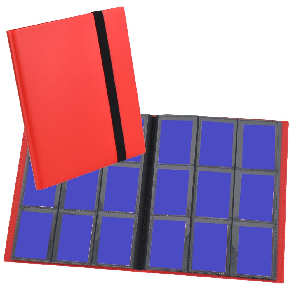 Amazon.co.jp: トレカ収納バインダー カードファイル 両面ポケット 大